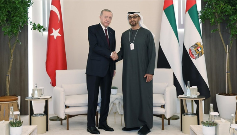 Cumhurbaşkanı Erdoğan BAE Devlet Başkanı ile görüştü