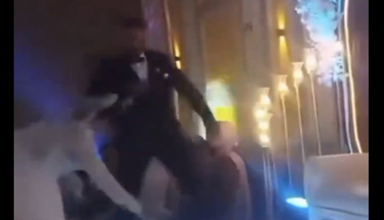 Düğün gecesi skandal: Gelini sürükleyen damada akrabalar saldırdı