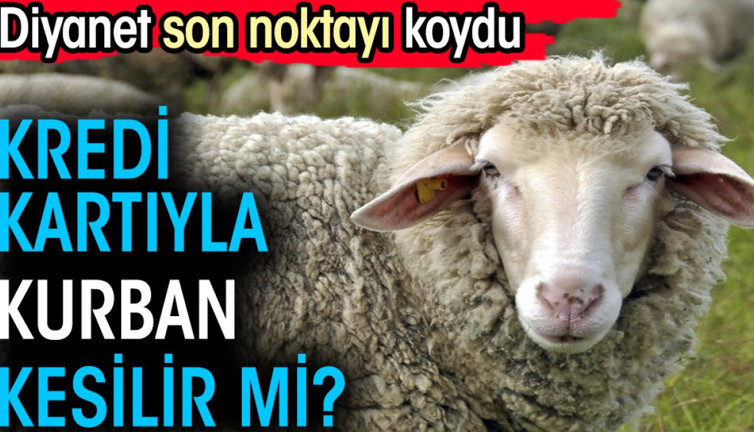 Kredi kartıyla kurban kesilir mi?. Diyanet son noktayı koydu