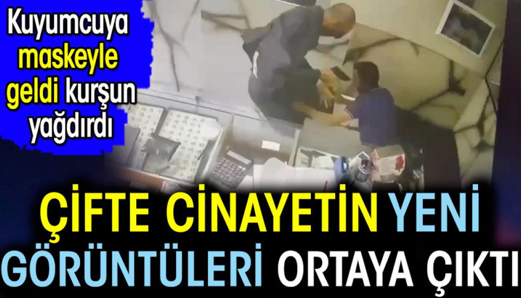 Şanlıurfa'da İki kişinin öldürüldüğü kuyumcu saldırısının görüntüsü ortaya çıktı