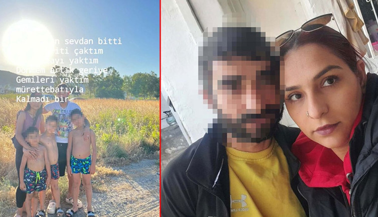 "Gemileri yaktım" diye paylaşım yapıp eşini katletti