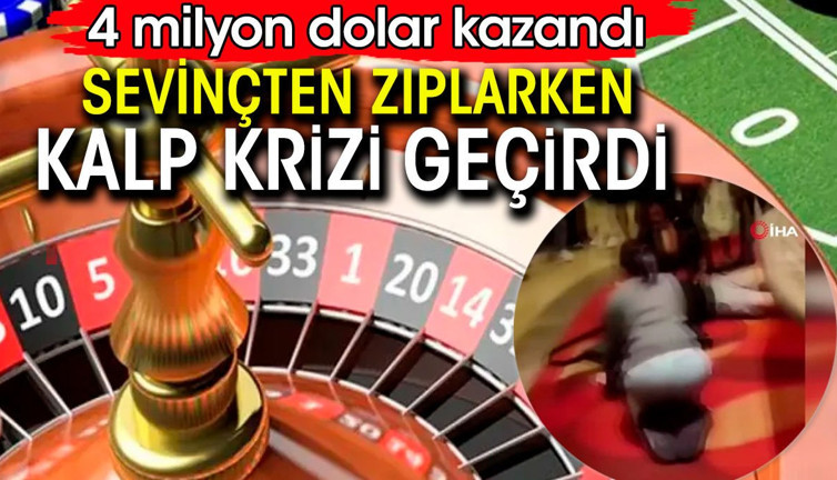 4 milyon dolarlık ödülü kazandı. Sevinçten zıplarken kalp krizi geçirdi
