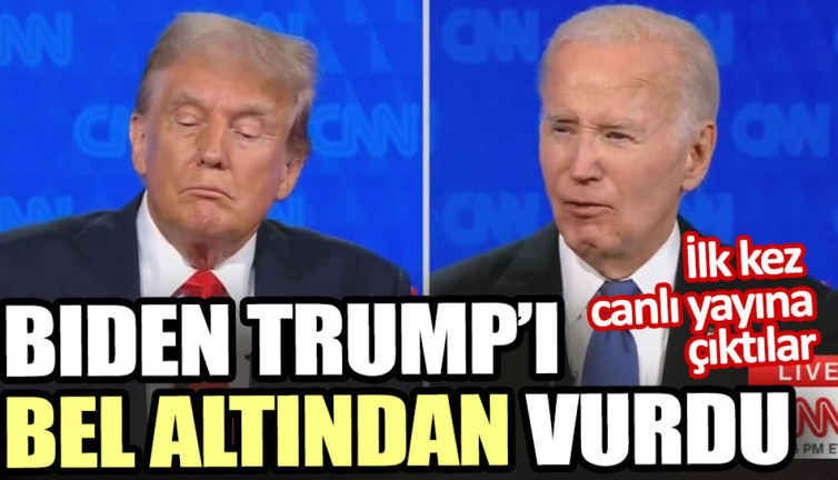 Bıden Trump’ı bel altından vurdu