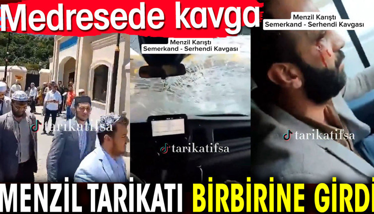 Menzil Tarikatı birbirine girdi. Medresede kavga