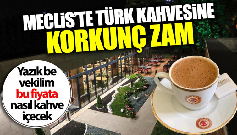 Meclis'te Türk kahvesine korkunç zam! Yazık be vekilim bu fiyata nasıl kahve içecek