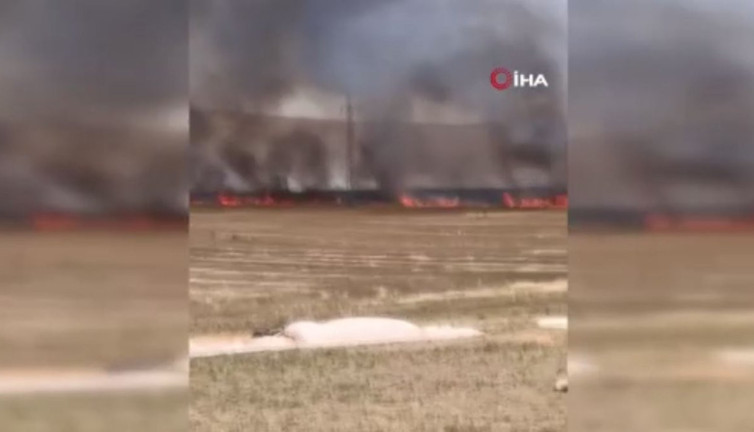 Nevşehir’de tarım arazisi kül oldu