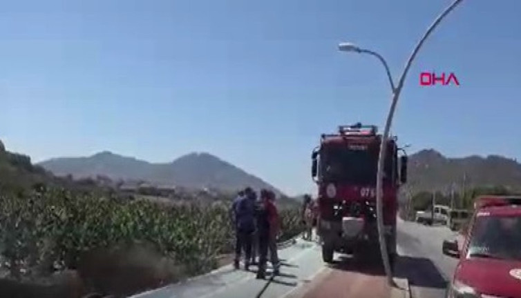 Gazipaşa’da yangın