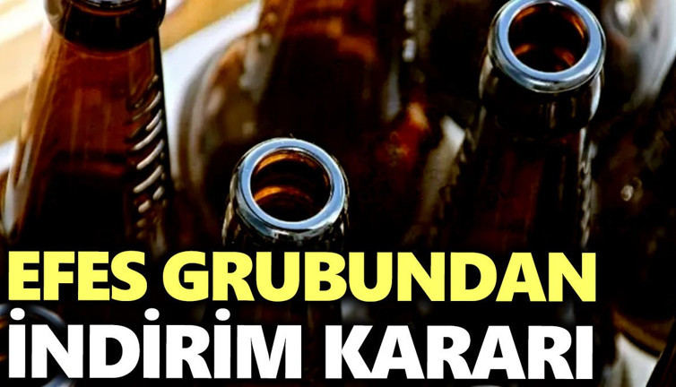 Efes grubundan indirim kararı