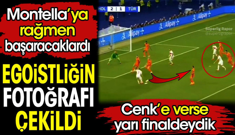 Egoistliğin fotoğrafı çekildi. Cenk'e verse yarı finaldeydik