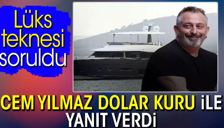 Cem Yılmaz'a lüks teknesi soruldu. Dolar kuru ile yanıt verdi