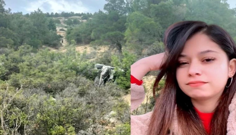 Otomobil 500 metrelik uçurumdan taklalar atarak yuvarlandı. 26 yaşındaki Selin erkek arkadaşının kurbanı oldu