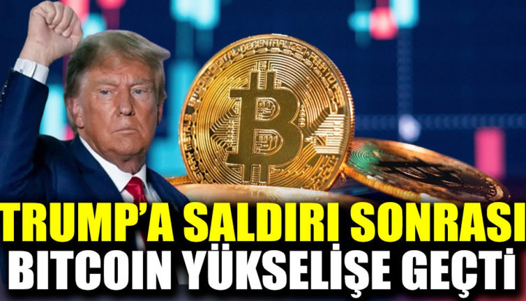 Trump’a saldırı sonrası Bitcoin yükselişe geçti