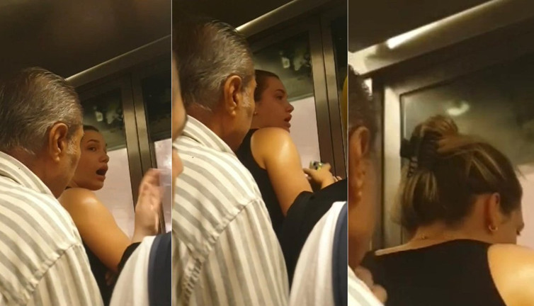 Metro asansöründe yarım saat mahsur kaldılar