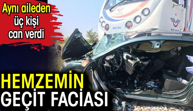 İzmir'de hemzemin geçit faciası: 3 kişi öldü