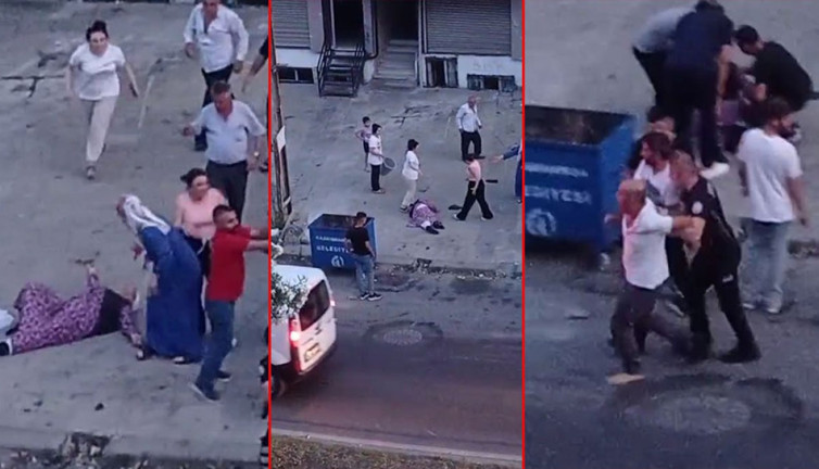 Komşu kavgasında yumruk atılan kadın bayıldı