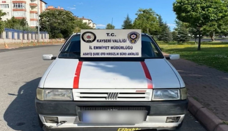 Kayseri'de oto hırsızları suç makinesi çıktı