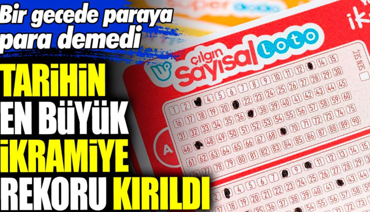 Tarihin en büyük ikramiye rekoru kırıldı. Bir gecede paraya para demedi