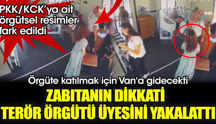 Zabıtanın dikkati terör örgütü üyesini yakalattı: Telefonundaki görseller gerçeği ortaya çıkardı