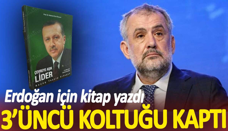 Erdoğan için kitap yazdı 3'üncü koltuğu kaptı
