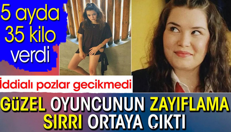 Güzel oyuncunun zayıflama sırrı ortaya çıktı. 5 ayda tam 35 kilo verdi. İddialı pozlar gecikmedi