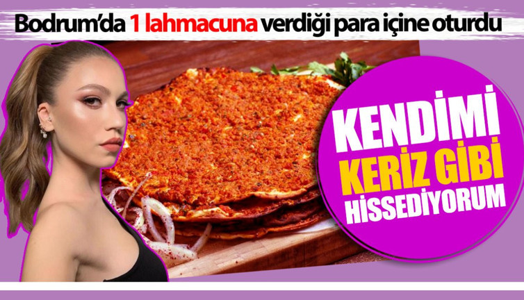 Bodrum’da 1 lahmacuna verdiği para içine oturdu