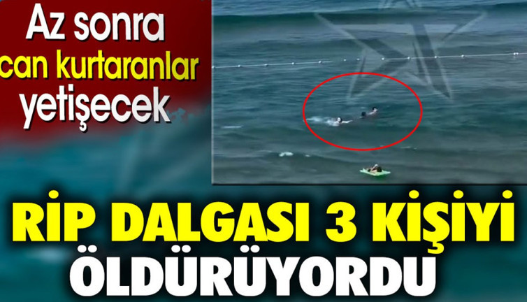 Akıntıya kapılan vatandaşı can kurtaranların hızlı müdahalesi kurtardı