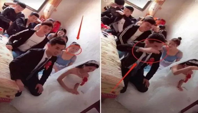 Damadın gözü başka yerde! Nikah töreninde gelinden çok onunla ilgilendi