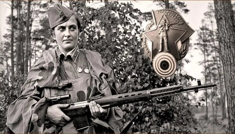 Sovyetlerin süper keskin nişancı Lyudmila Pavlichenko
