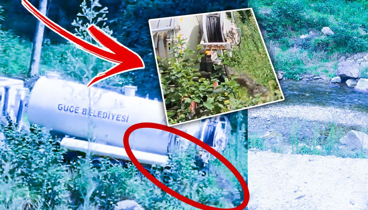 AKP’li belediye Gelevera Deresi’ne foseptik boşalttı