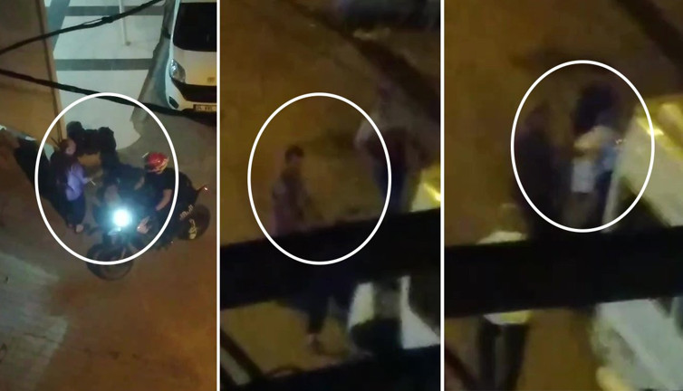 Otobüsün farından rahatsız olan baba-oğul, şoförü darp etti