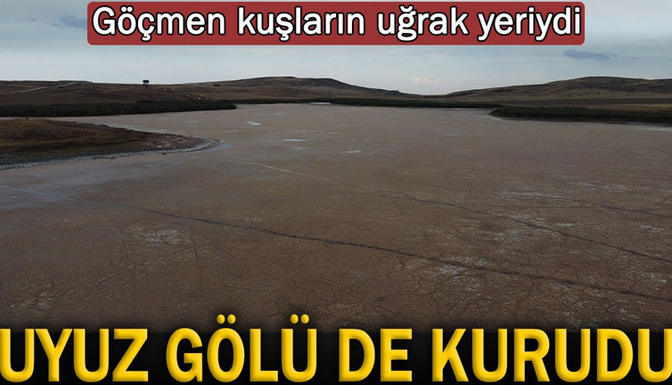 Konya'daki Uyuz Gölü kurudu! Göçmen kuşların uğrak yeriydi