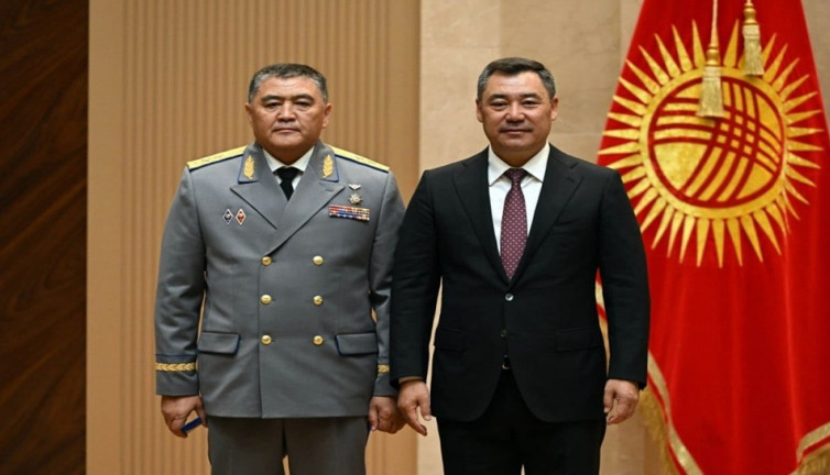 Kamçibek Tashiev, General rütbesine yükseldi