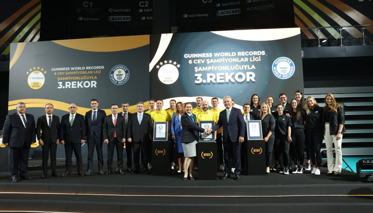 VakıfBank 3. kez Guinness Dünya Rekorları’na girdi