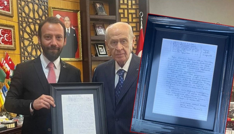 Terörist başı Öcalan telgrafı Bahçeli’ye verildi