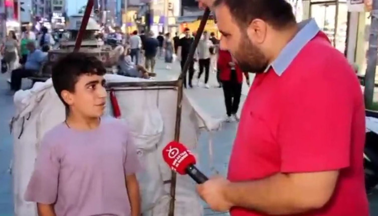 13 yaşında kağıt toplayan çocuğun sözleri yürekleri dağladı