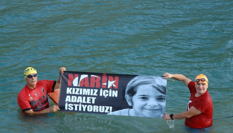 'Narin' için 13 bin kulaç attılar