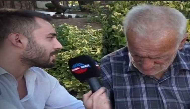 'Tayyip için adam dövdüm bir daha asla oy vermem' diyen vatandaşa muhabir öyle bir şarkı armağan etti ki...