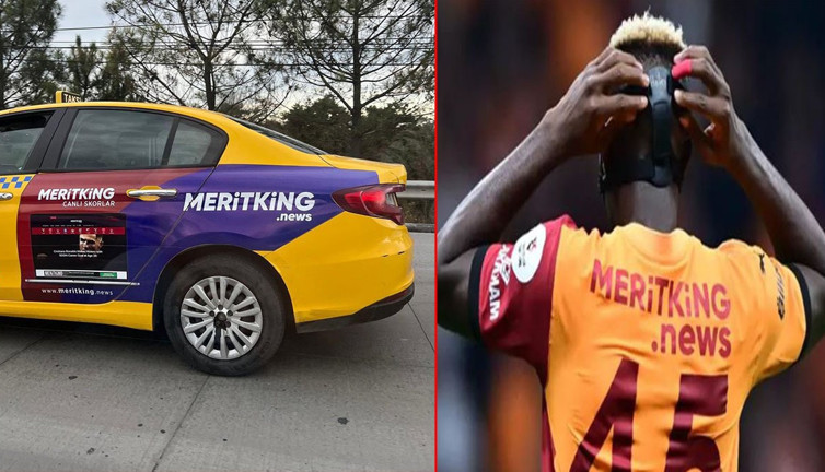 'Meritking' skandalında yeni gelişme. İstanbul'daki taksilere yasadışı bahis reklamı giydirilmiş