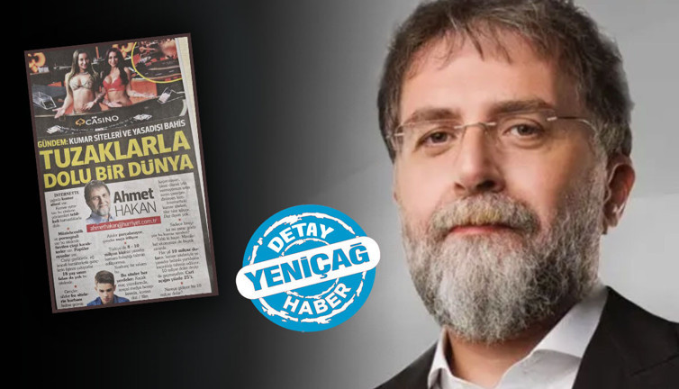 Gençleri yasa dışı bahis sitelerine karşı uyaran Ahmet Hakan kendi patronunu unuttu