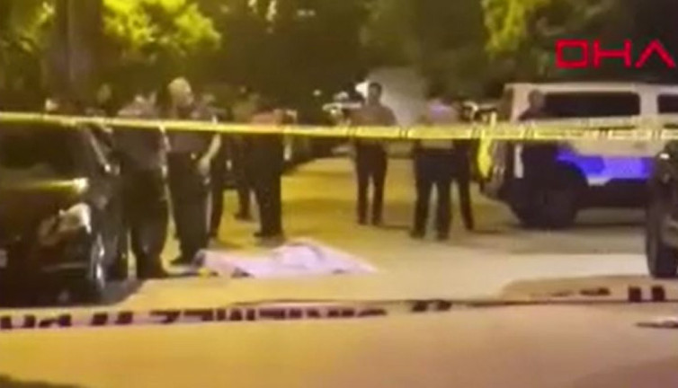 Katili kan çekti. Polisi izlerken yakalandı
