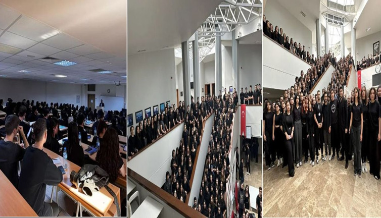 Kampüsler siyaha büründü! Kadın cinayetlerine böyle tepki gösterdiler