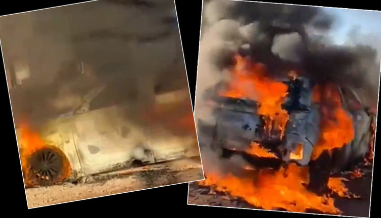 Şarjdaki TOGG alev alıp cayır cayır yandı