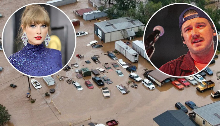 Taylor Swift ve Morgan Wallen afetzedeler için kolları sıvadı