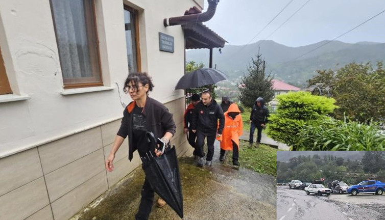 Artvin'de 16 haneli mahalle boşaltıldı