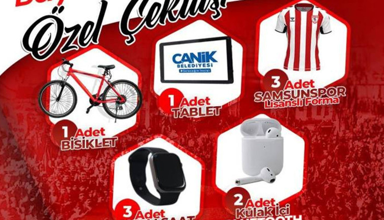 Canik’ten Cumhuriyetin 101. yılına özel hediyeler