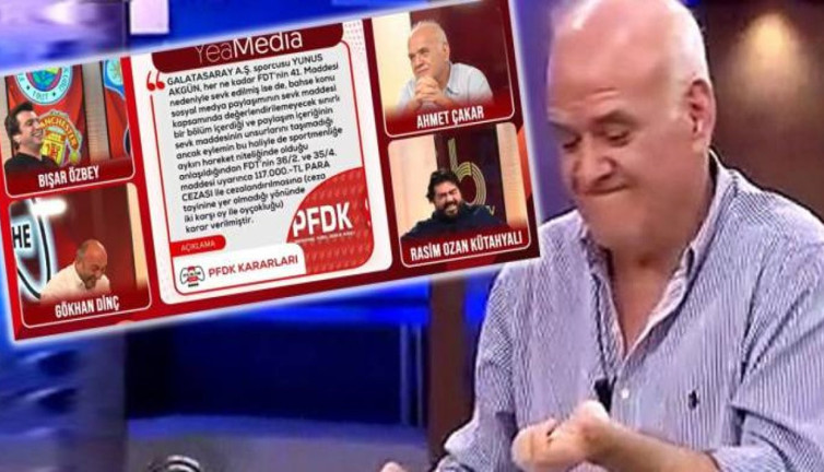 Ahmet Çakar canlı yayında gaz çıkardı! Stüdyodakiler gülme krizine girdi