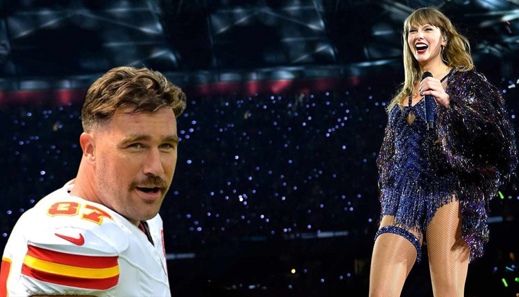 Taylor Swift, Eras Turnesi'nde Travis Kelce'e jest yaptı