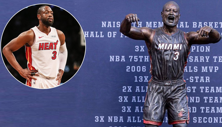 Dwyane Wade heykeline tepkiler dinmek bilmiyor