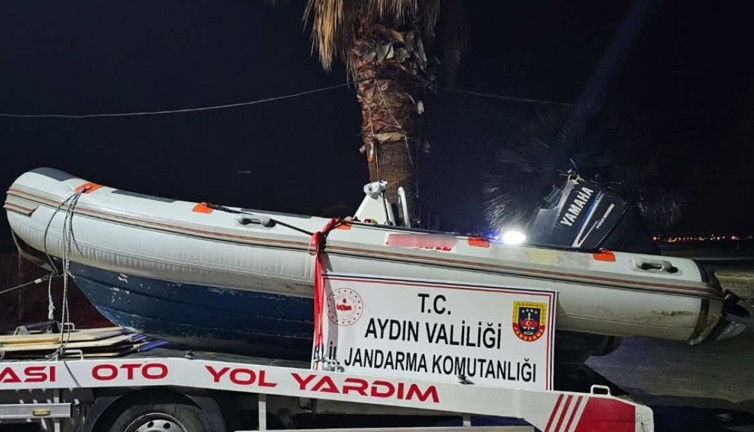 Göçmen kaçakçısı zodyak botta yakalandı