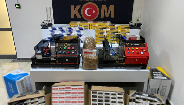 Elazığ’da tütün kaçakçılığı operasyonu; 29 bin boş ve 5 bin doldurulmuş makaron ele geçirildi